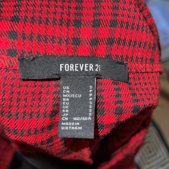 Forever 21 check print dress pants. US 4. - Picture 6 of 6